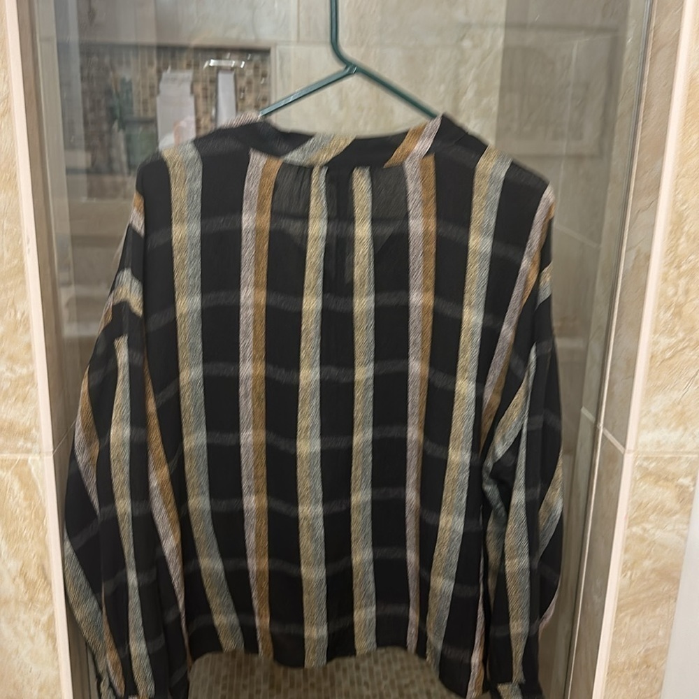 Highroad Popover Shirt in Lessing Plaid Madewell Large NWT - Picture 3 of 8
